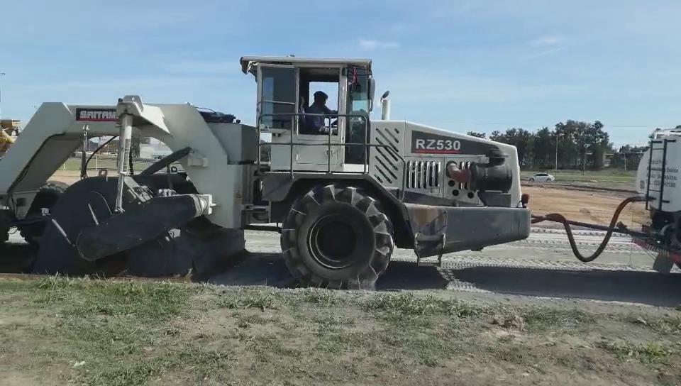 RZ530，阿根廷冷再生施工
